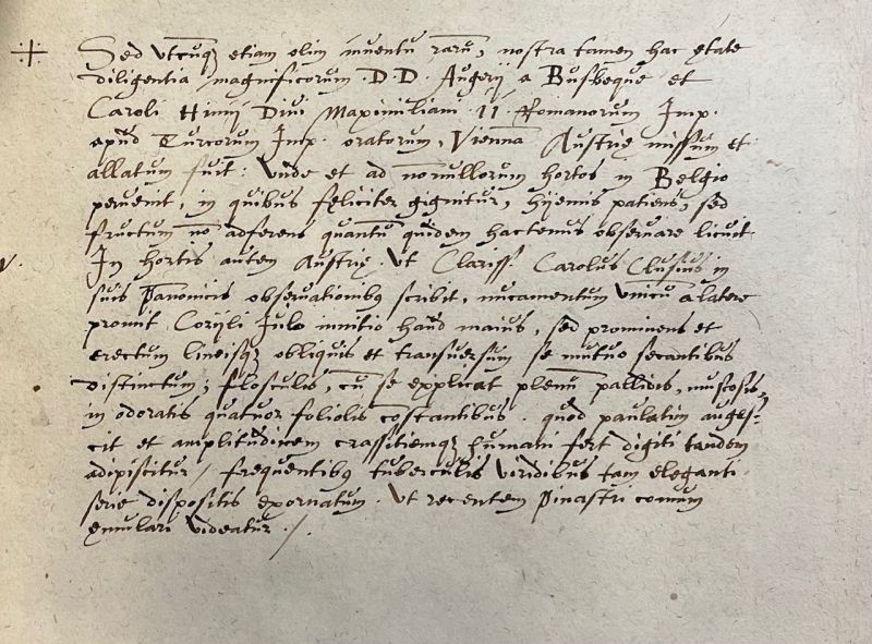 Leaf with manuscript notes.