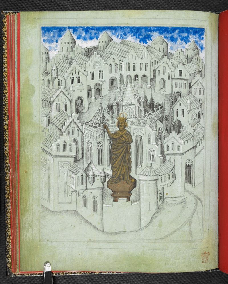 A view of Constantinople from Mandeville’s Travels.