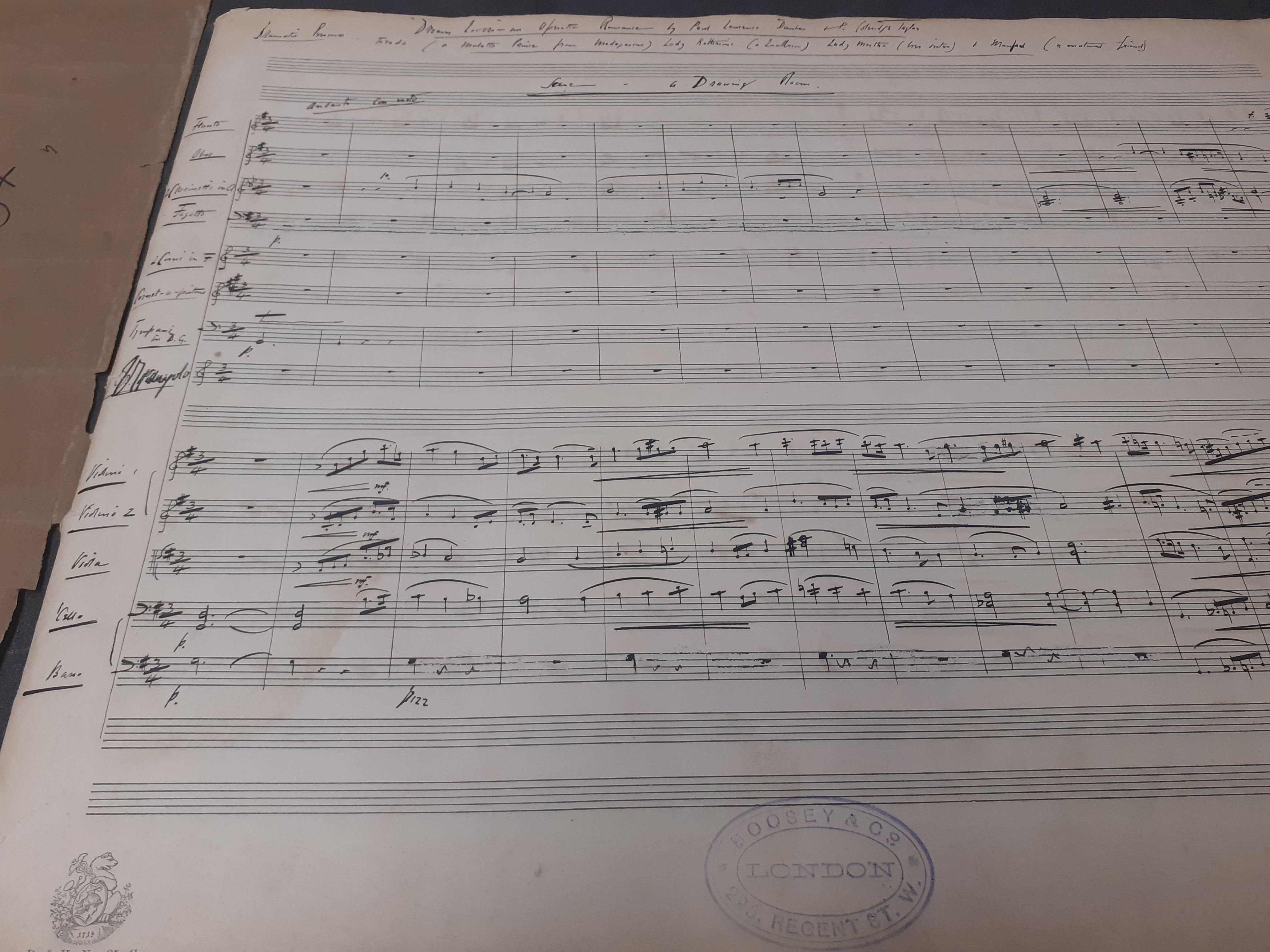 Dream Lovers opening score