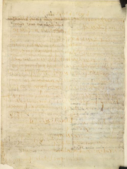 Cursive Latin handwriting of a 7th-century grammatical treatise.