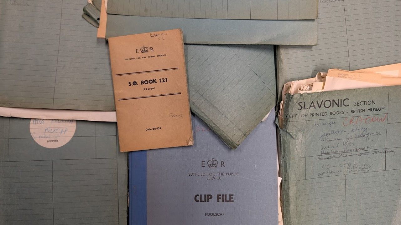 A collection of clip files originating from the Slavonic Section of the Department of Printed Books at the British Museum.