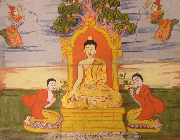 Taṇhaṅkara Buddha under tree