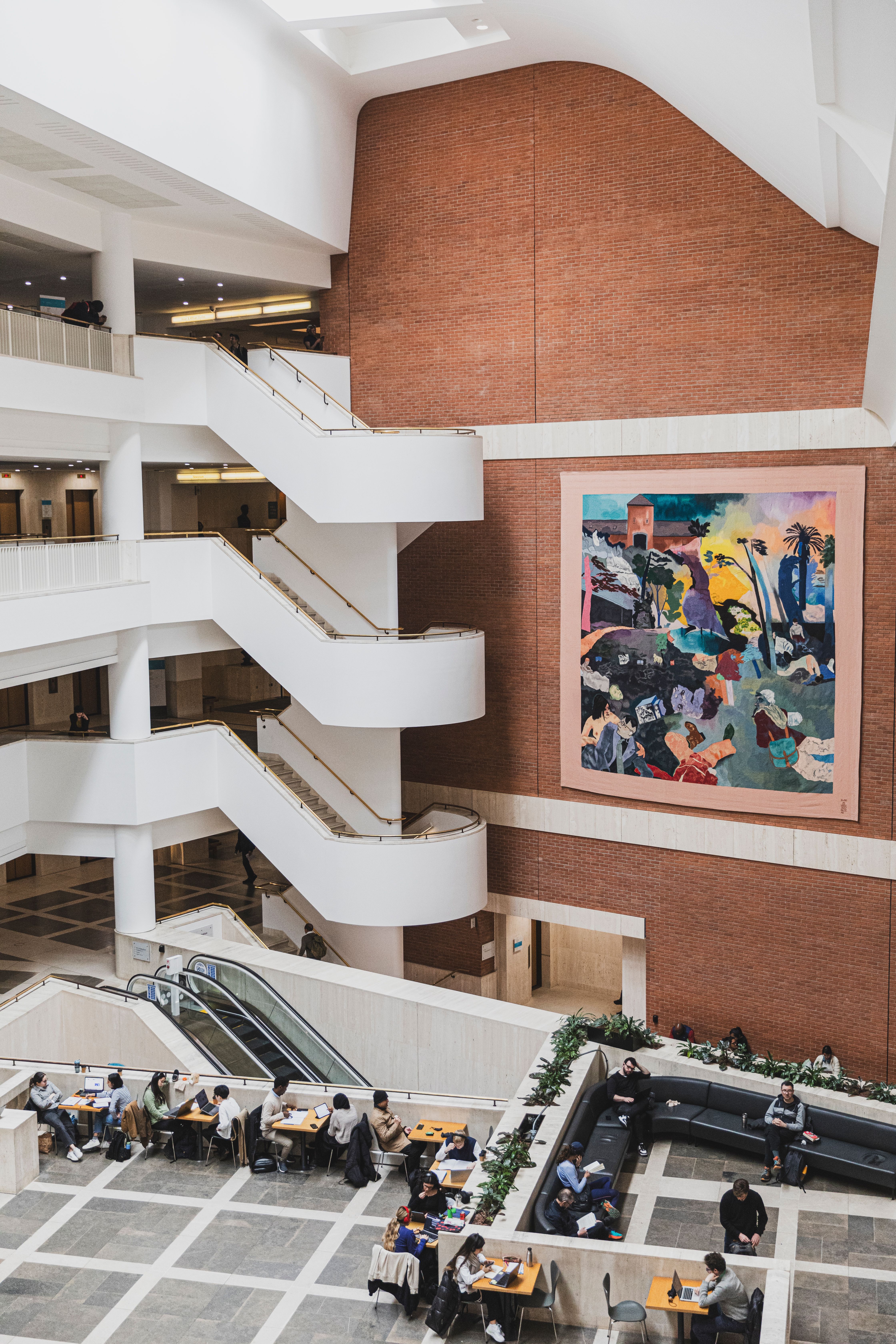Entrance Hall of the British Library at St Pancras