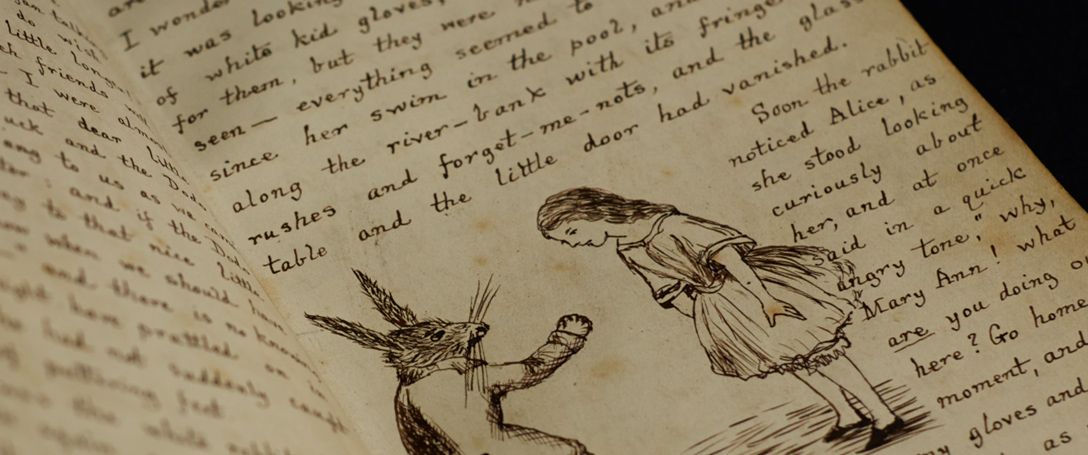 Alice in Wonderland manuscript.