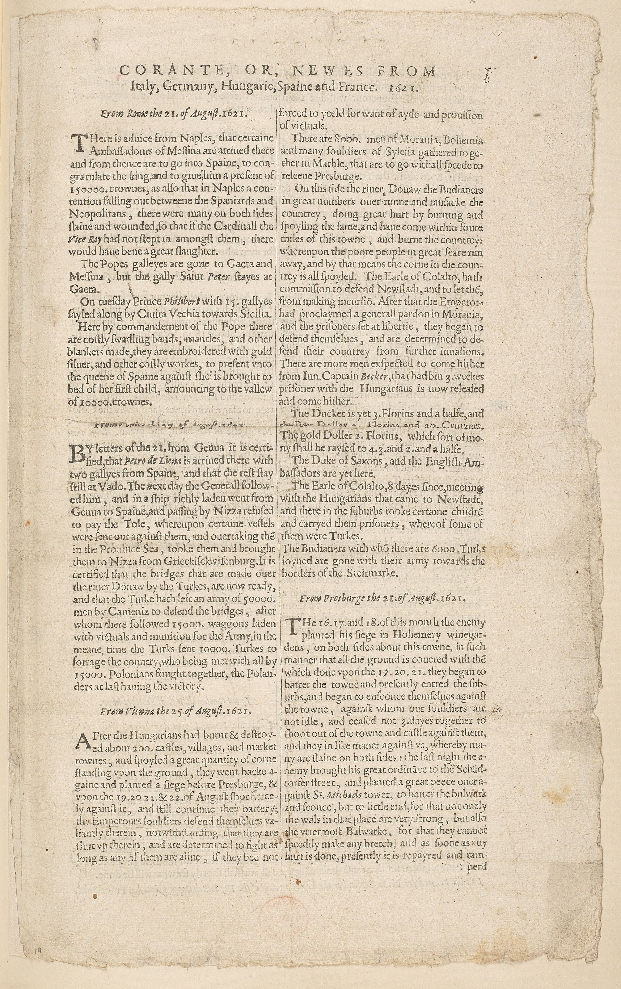 Front page of Corante.