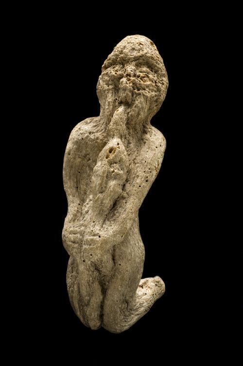 The root of a mandrake, carved to resemble a tiny human.