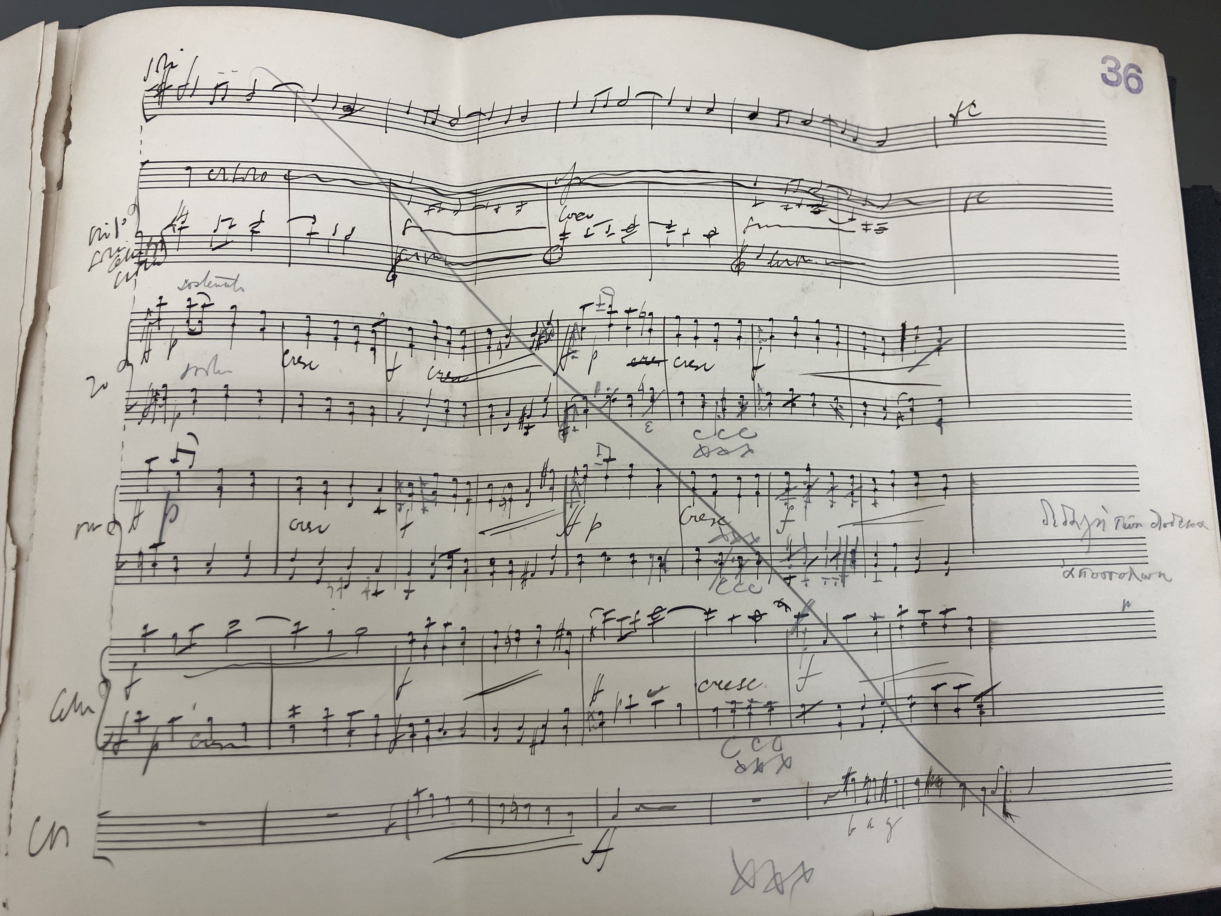 Orchestrated version of the ‘Welsh tune’ from the Introduction and Allegro sketches.