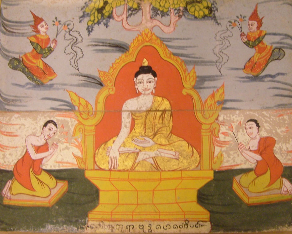Gautama Buddha under tree