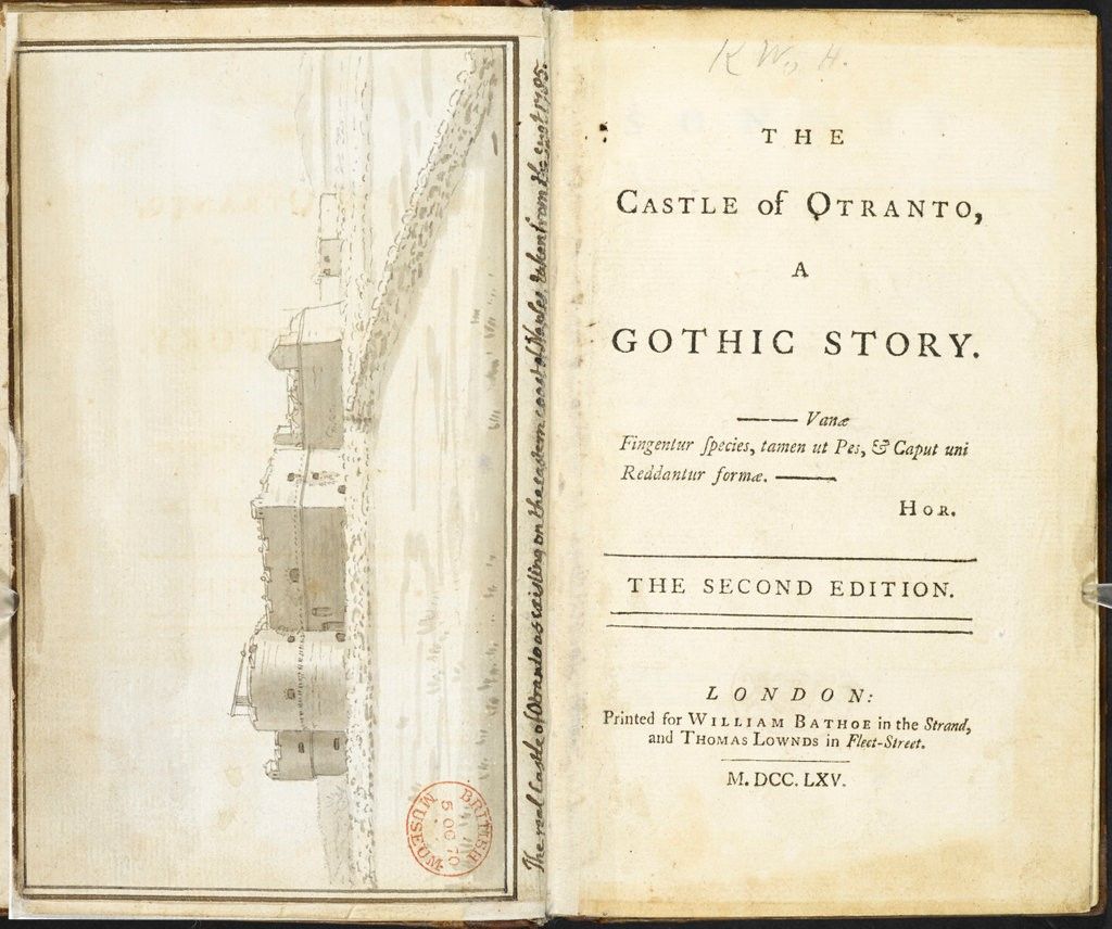 The Castle of Otranto, a Gothic Story opening