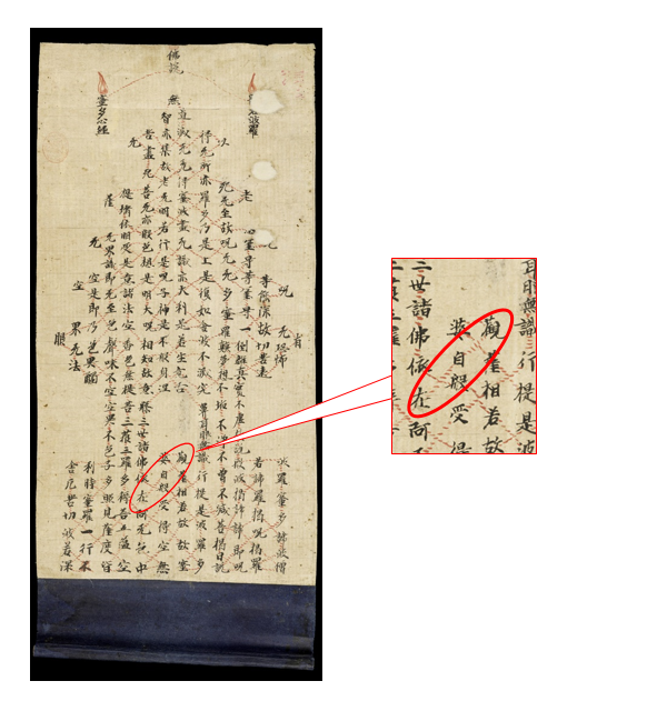 The name of the Bodhisattva: Guanzizai.